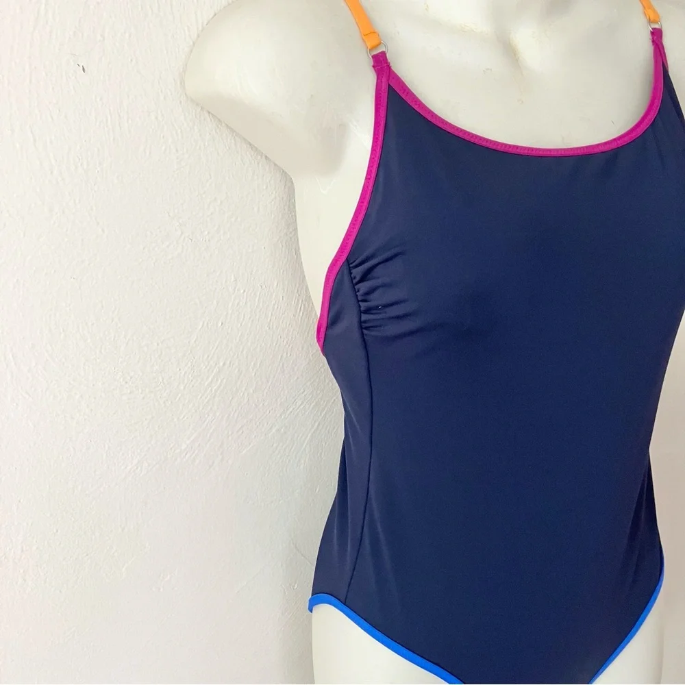Athleta Navy Blue Kapalua One Piece Swimsuit‎